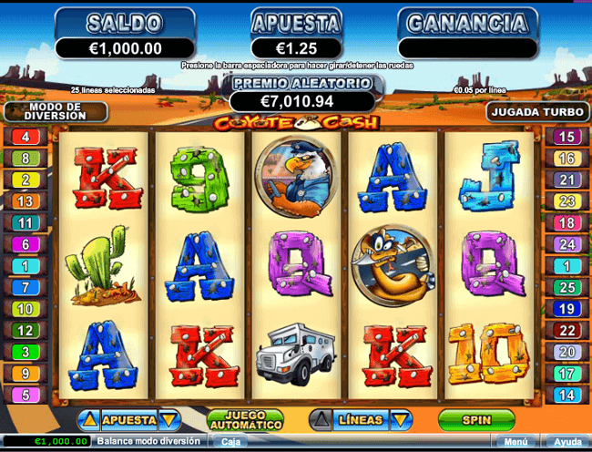 Bono coyote cash tragaperras online