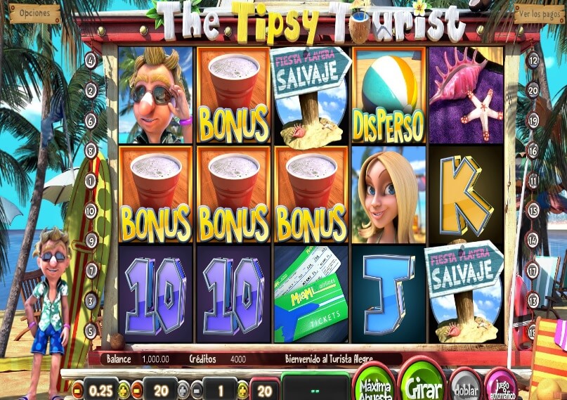 tragaperras the tipsy tourist