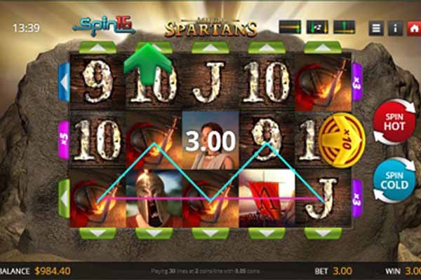 Tragaperras Age of Spartans Spin 16