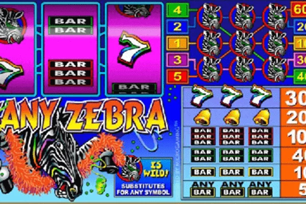 Zany Zebra tragamonedas