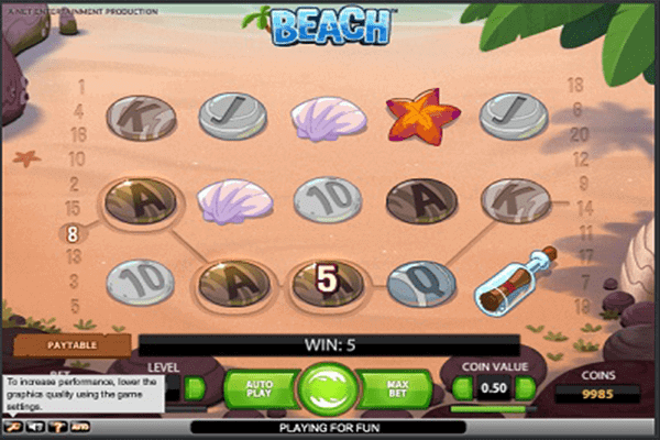 Beach tragamonedas