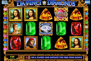 tragaperras Da Vinci Diamonds