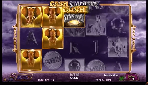 Tragaperras Cash Stampede