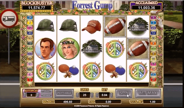Tragaperras Forres Gump