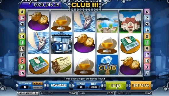 Tragaperras de Millionaires Club III