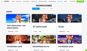 Cazimbo casino promociones
