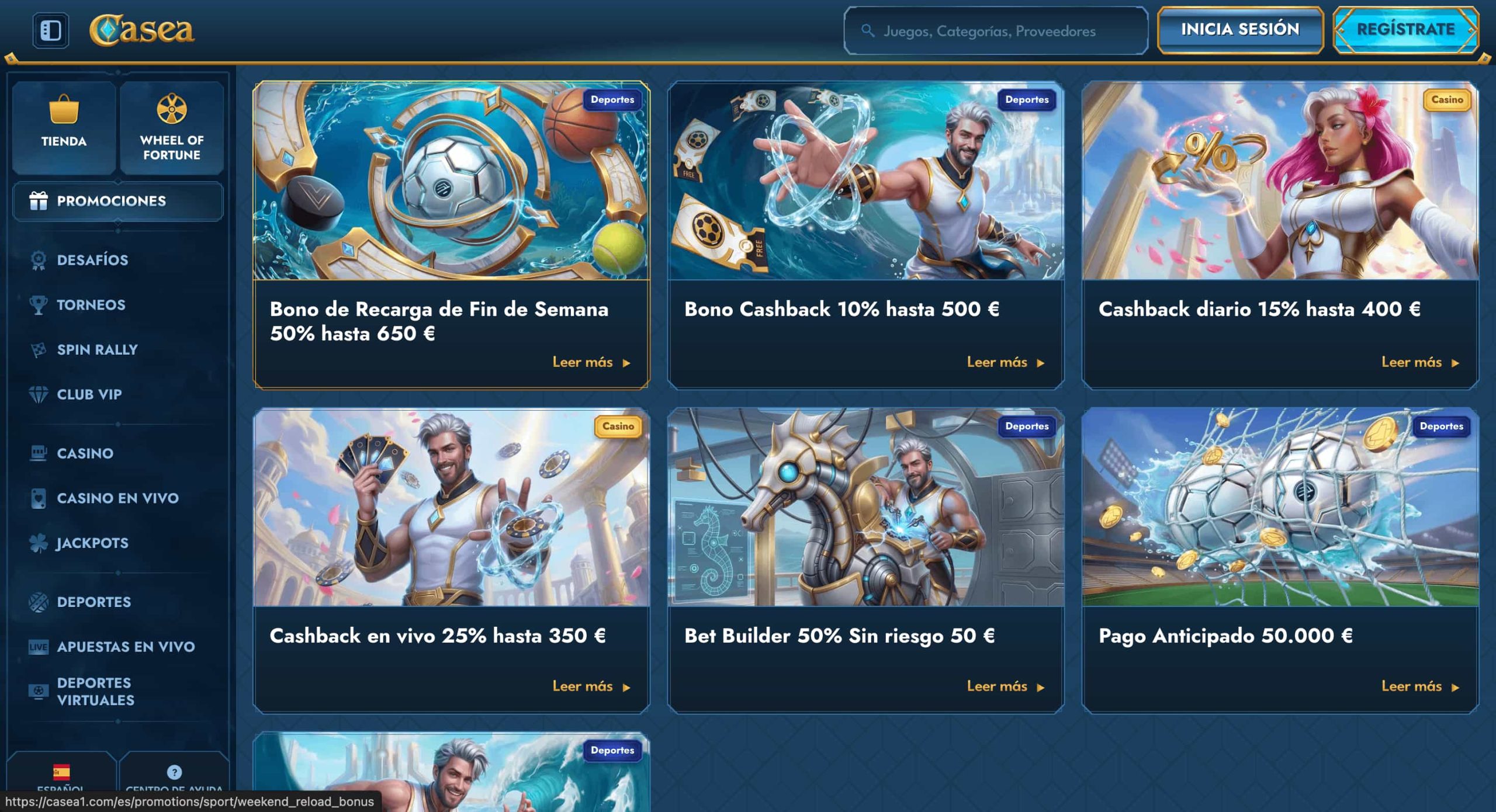 casea casino promociones
